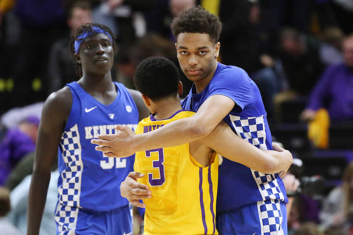 PJ Washington.

The University of Kentucky men's basketball team beat LSU 74-71 at the Pete Maravich Assembly Center in Baton Rouge, La., on Wednesday, January 3, 2018.

Photo by Chet White | UK Athletics