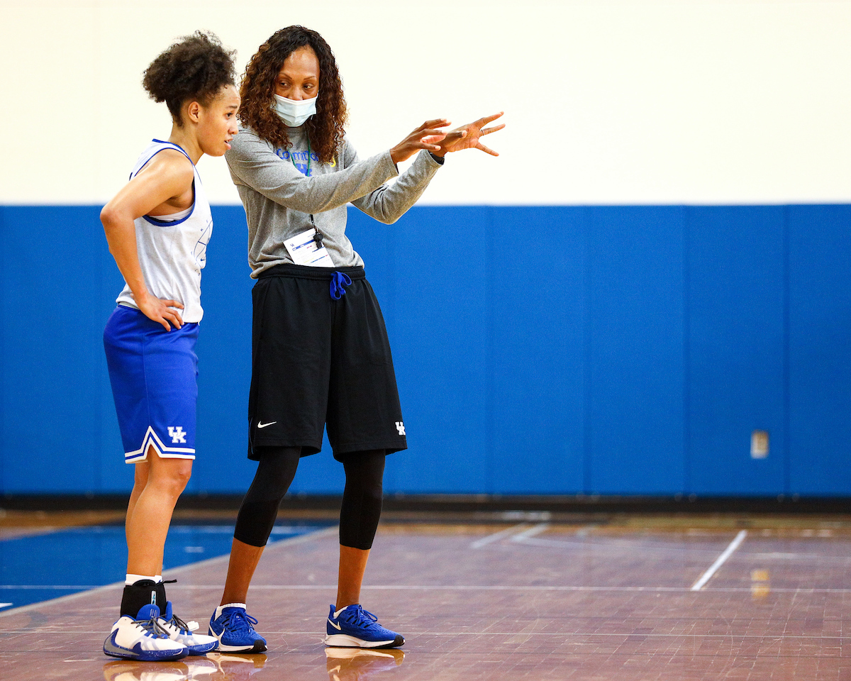 Kyra Elzy. Jada Walker.

Kentucky Women’s Basketball Practice.

Photo by Eddie Justice | UK Athletics