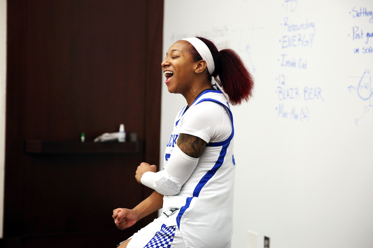 Jaida Roper

The UK Women's Basketball team beat Florida 62-51. 

Photo by Britney Howard | UK Athletics