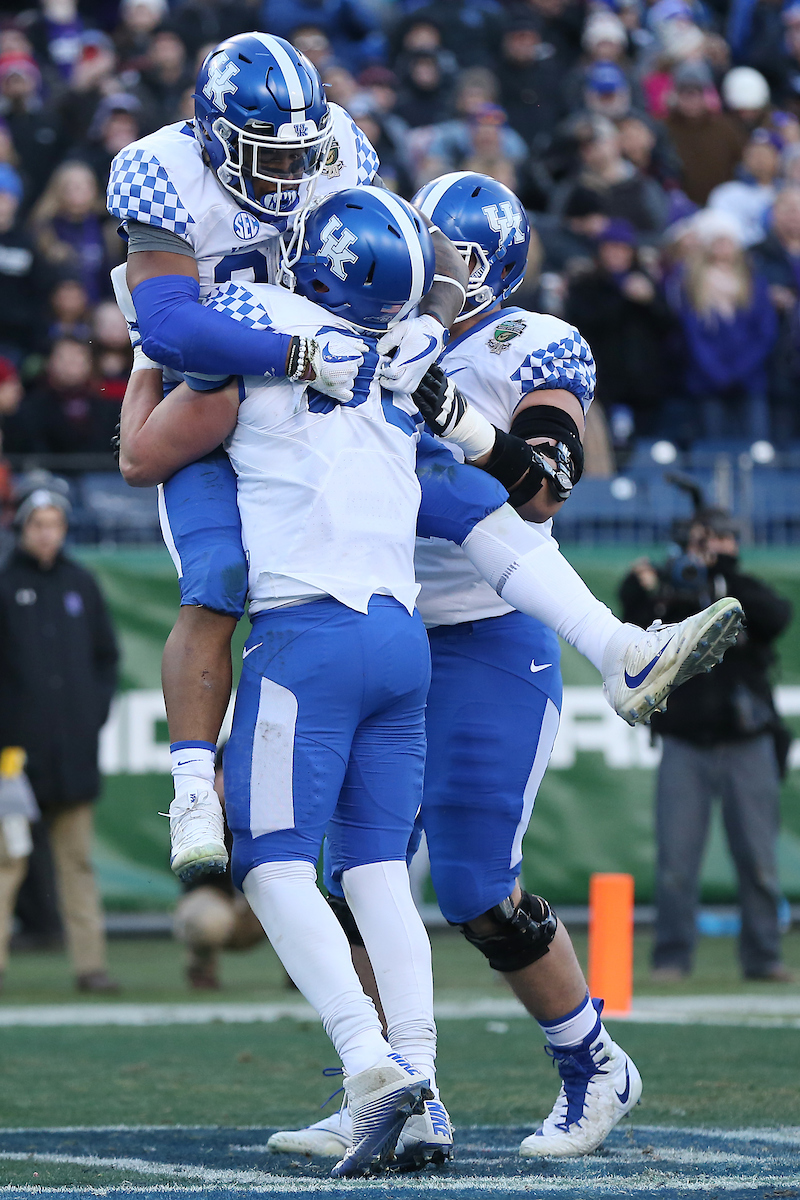 Benny Snell.

The University of Kentucky football team falls to Northwestern 23-24 in the Music City Bowl on Friday, December 29, 2017, at Nissan Field in Nashville, Tn.

Photo by Chet White | UK Athletics