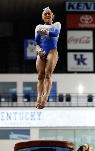 ALEX HYLAND.


The University of Kentucky gymnastics team beats LSU, 197.150 - 196.025.

Photo by Elliott Hess | UK Athletics
