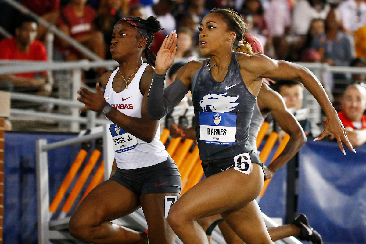 Celera Barnes.

Day two of the 2018 SEC Outdoor Track and Field Championships on Saturday, May 12, 2018, at Tom Black Track in Knoxville, TN.

Photo by Chet White | UK Athletics