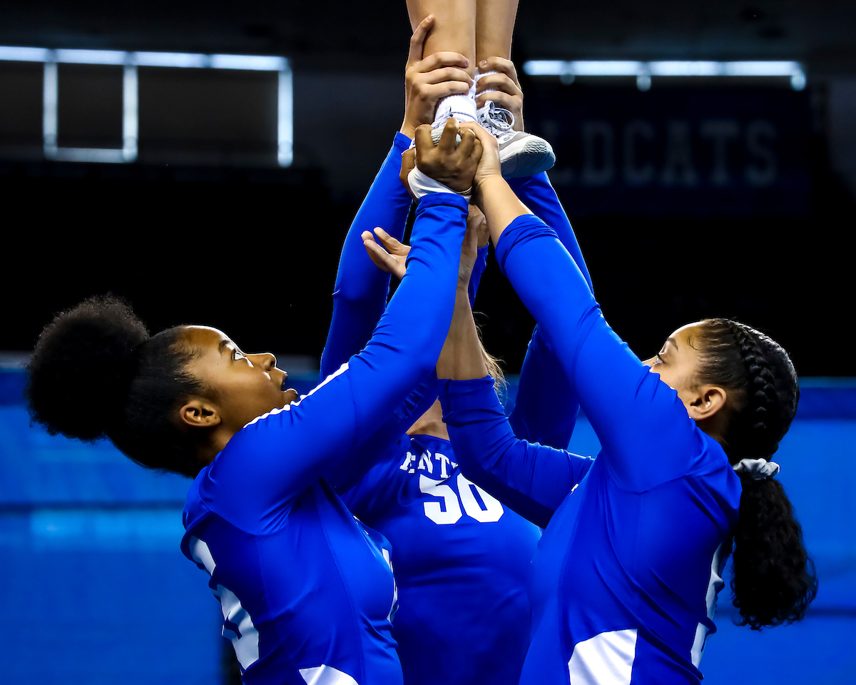 Victoria Martin.

Kentucky Stunt sweeps Ashland in a doubleheader.

Photo by Eddie Justice | UK Athletics