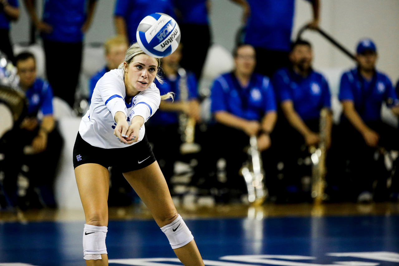 Lauren Tharp.

UK defeats UofL 3-0. 

Photo by Eddie Justice | UK Athletics