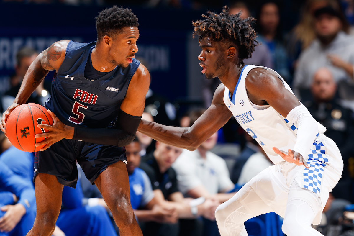 Kahlil Whitney.

Kentucky beat Fairleigh Dickinson 83-52.


Photo by Elliott Hess | UK Athletics