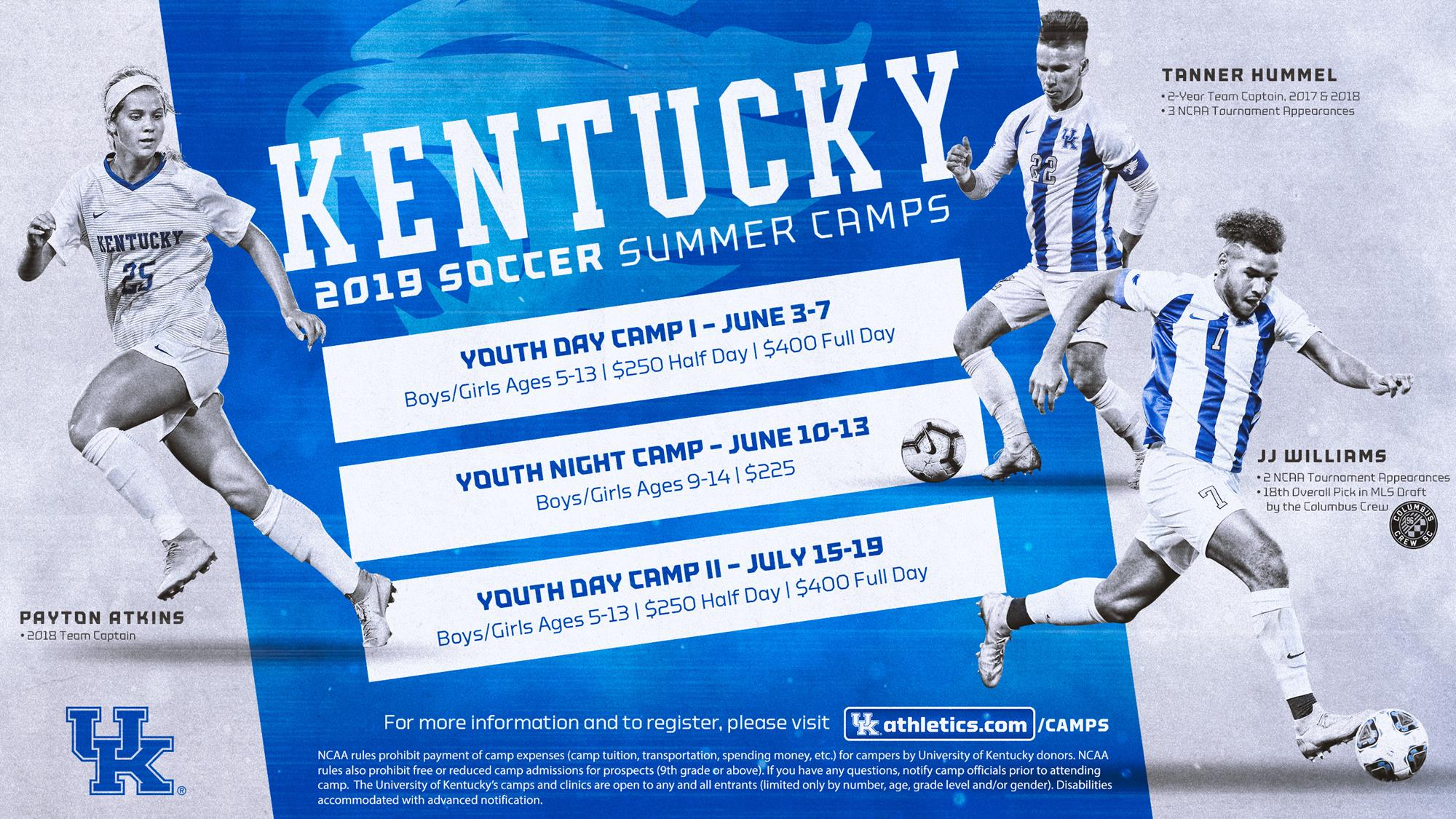 2019 Kentucky Soccer Youth Camps