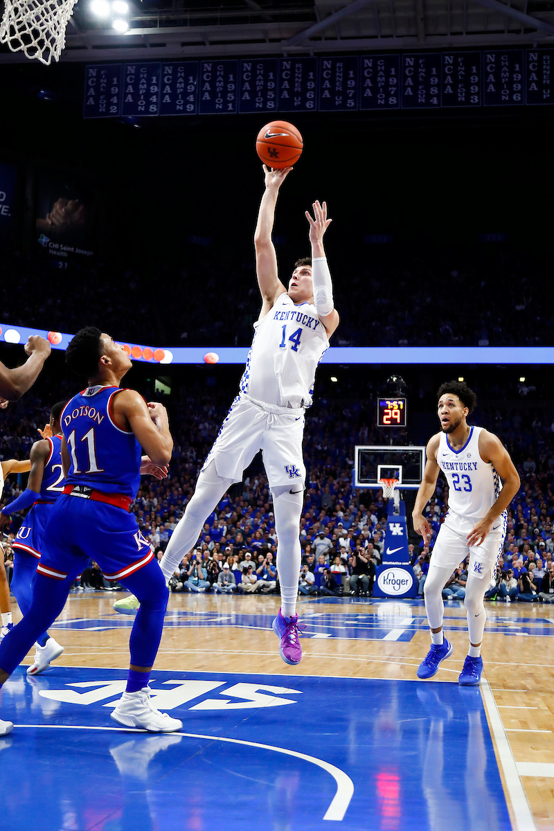 Tyler Herro.

The UK men's basketball team beat Kansas 71-63 at Rupp Arena on Saturday, January 26, 2019.

Photo by Chet White| UK Athletics