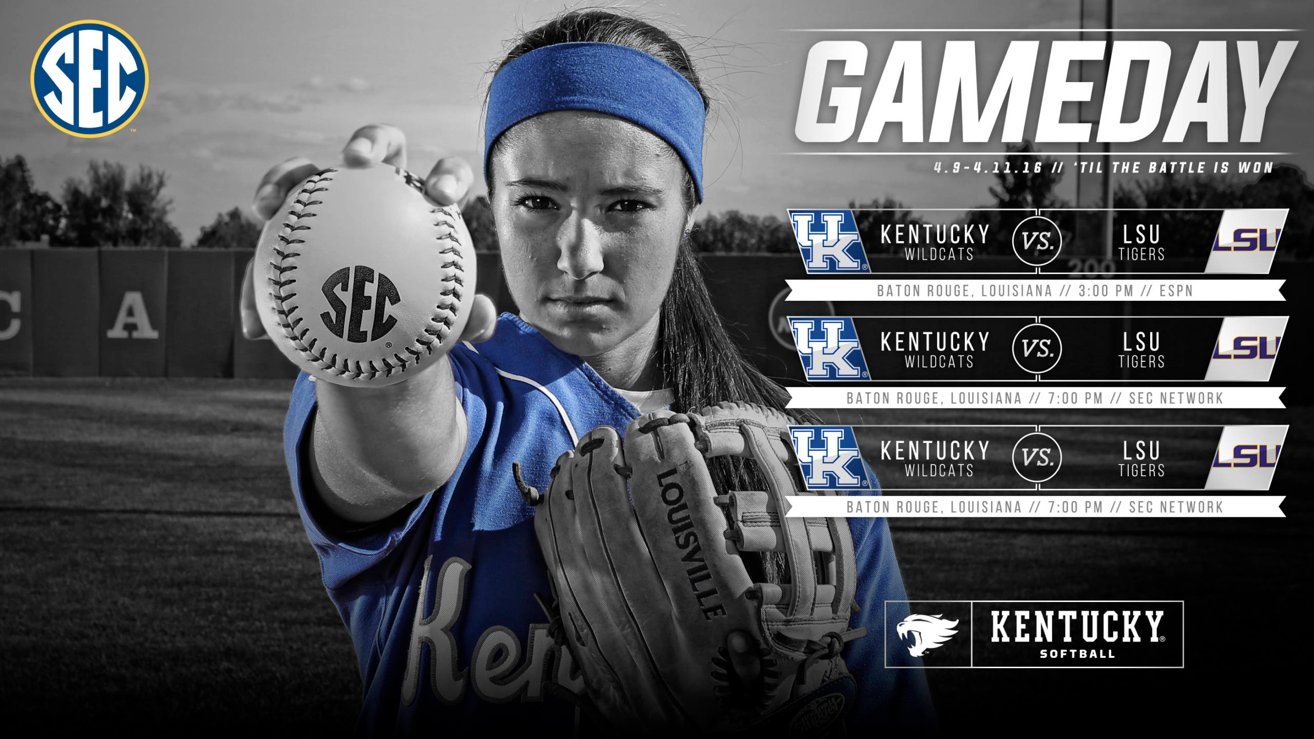 No. 15 Kentucky Travels to No. 8 LSU for Weekend Series