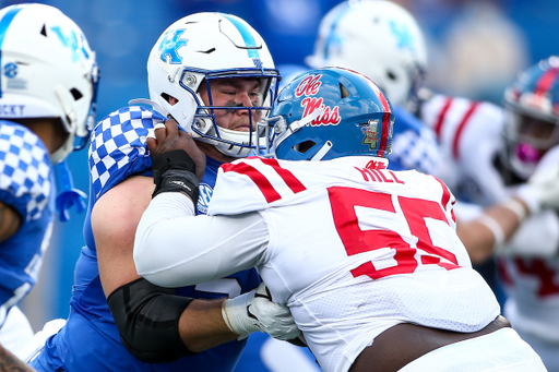 Drake Jackson. 

Kentucky falls to Ole Miss, 42-41.

Photo by Eddie Justice | UK Athletics