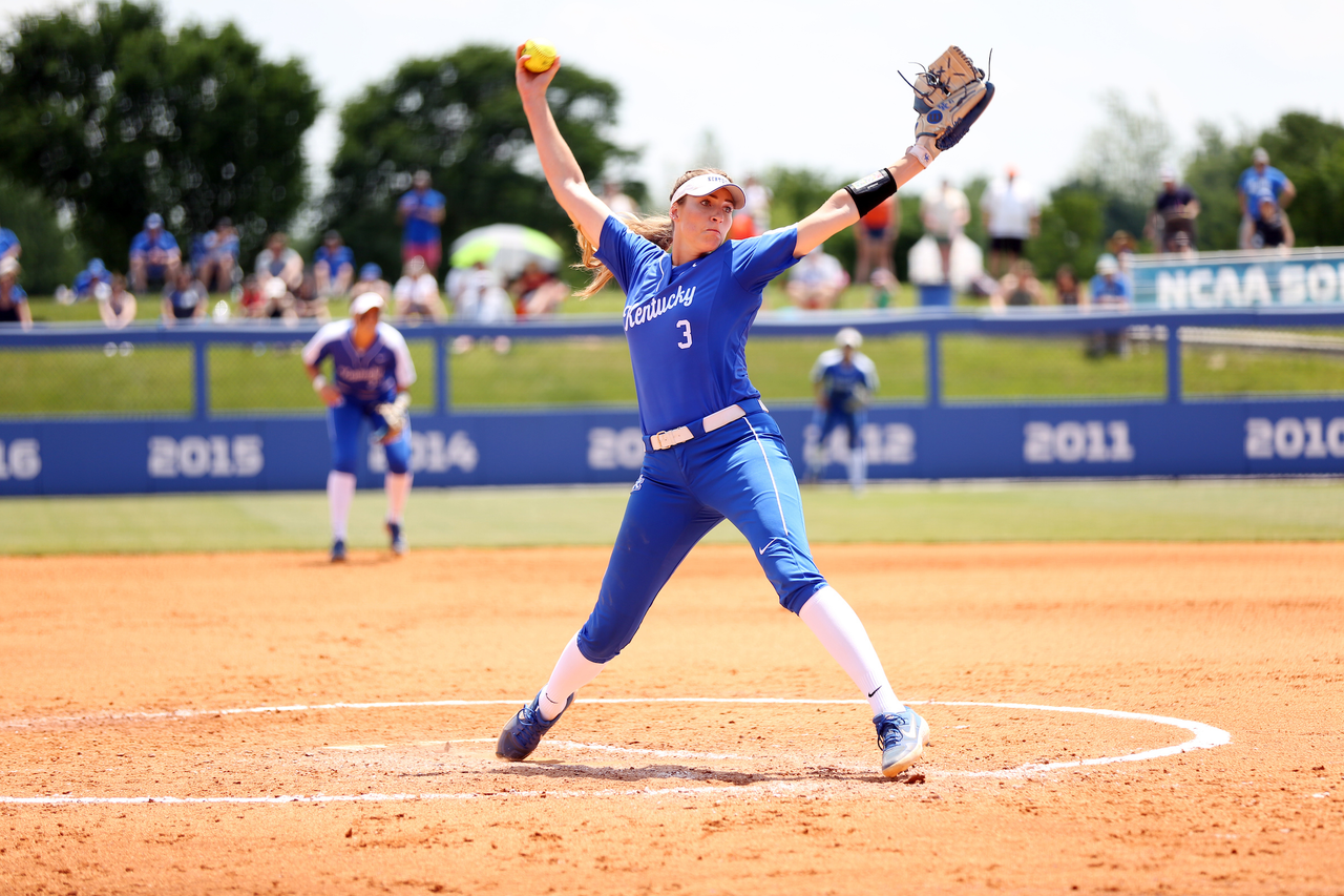 Grace Baalman 

Softball beat Virginia Tech 8-1 in the second game of the NCAA Regional Tournament.

Photo by Britney Howard | UK Athletics