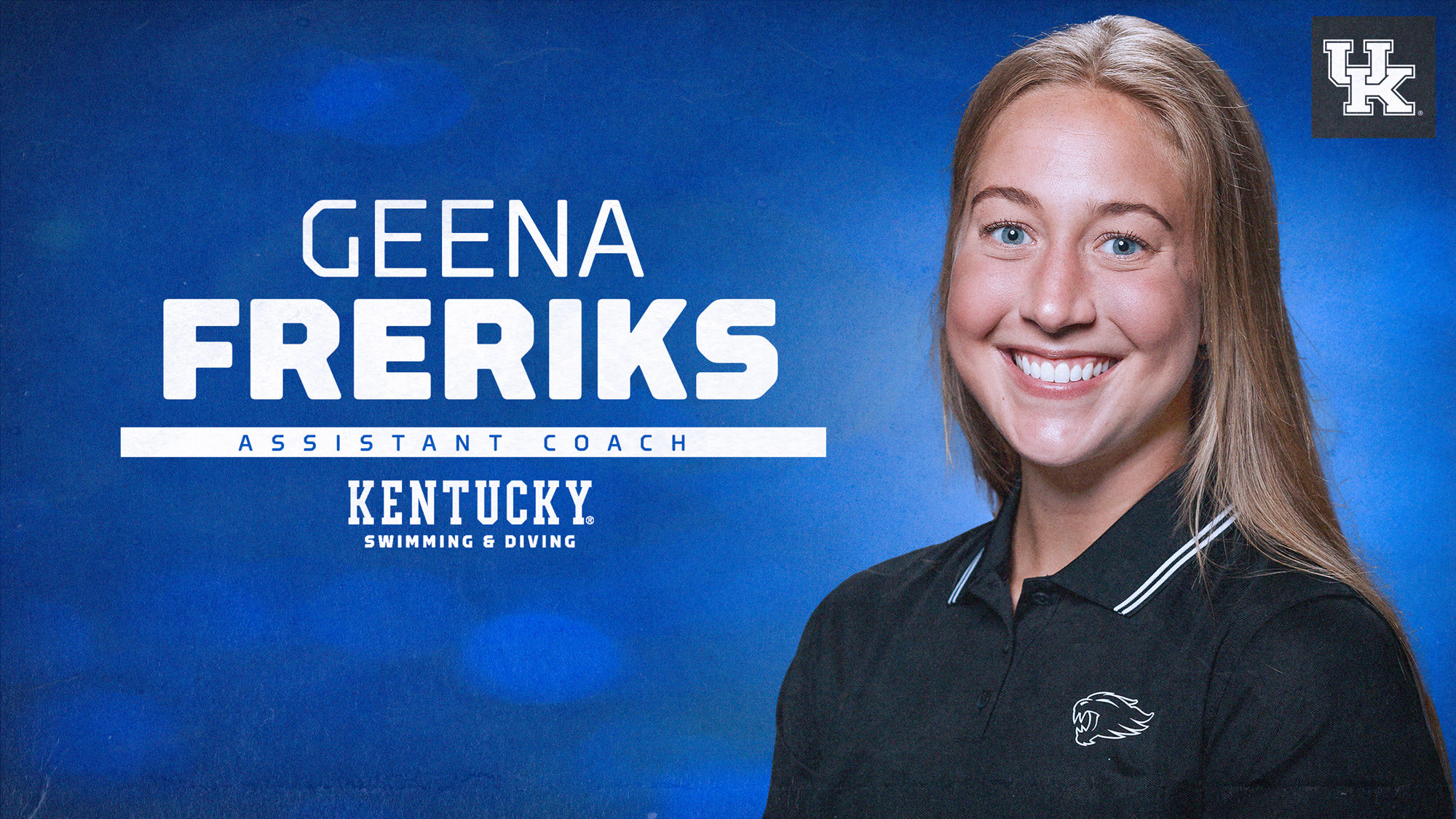 Geena Freriks Returns to Kentucky as Swimming & Diving Assistant Coach