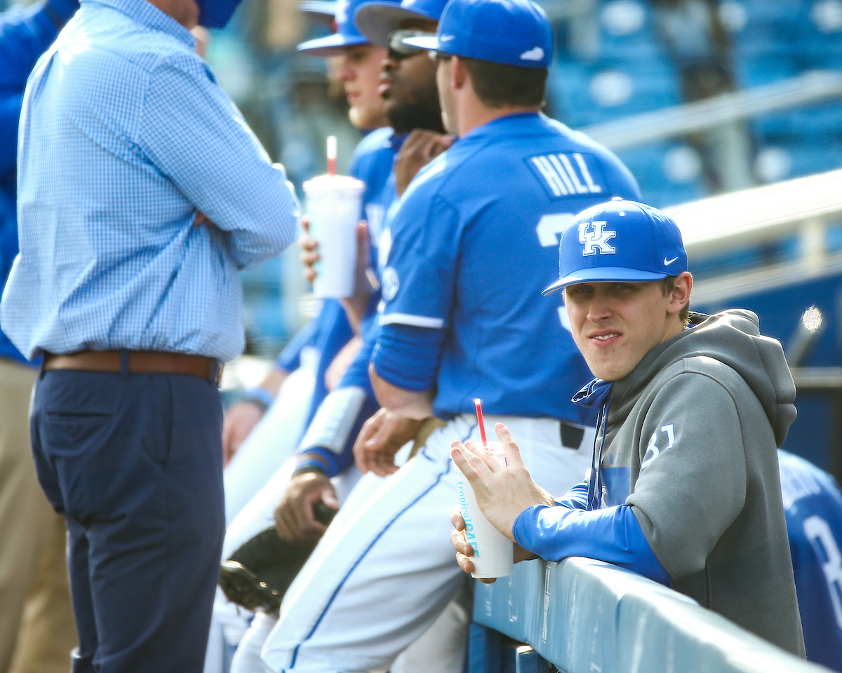 Alex Degen. 

Kentucky beats WKU 6-5. 

Photo by Eddie Justice | UK Athletics
