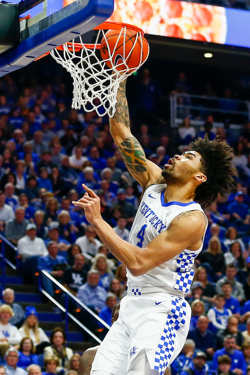 Nick Richards. 

UK beat Auburn 73-66. 

Photo By Barry Westerman | UK Athletics