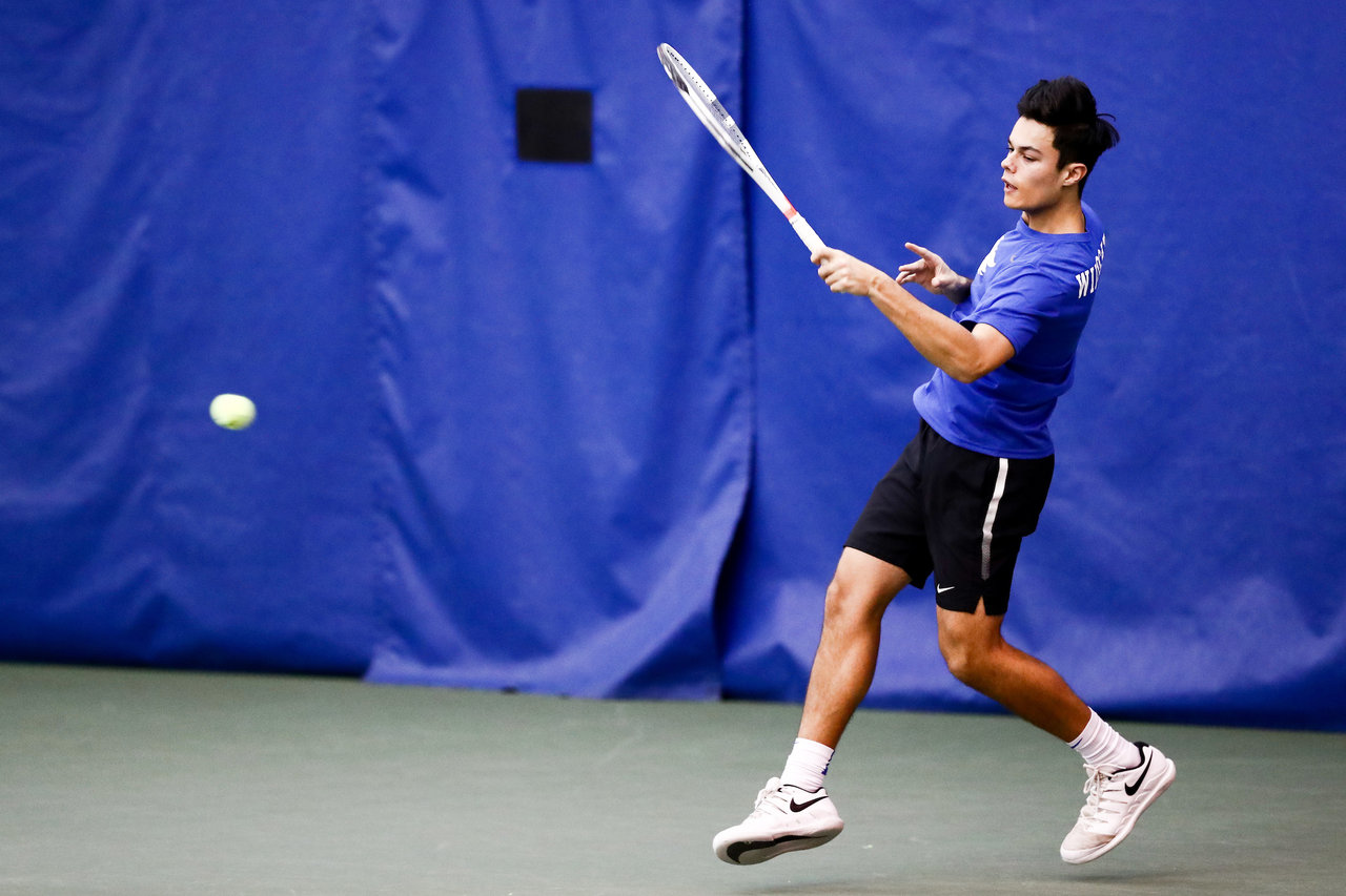 THEO MCDONALD.

The University of Kentucky men's tennis team host IUPUI. 


Photo by Elliott Hess | UK Athletics