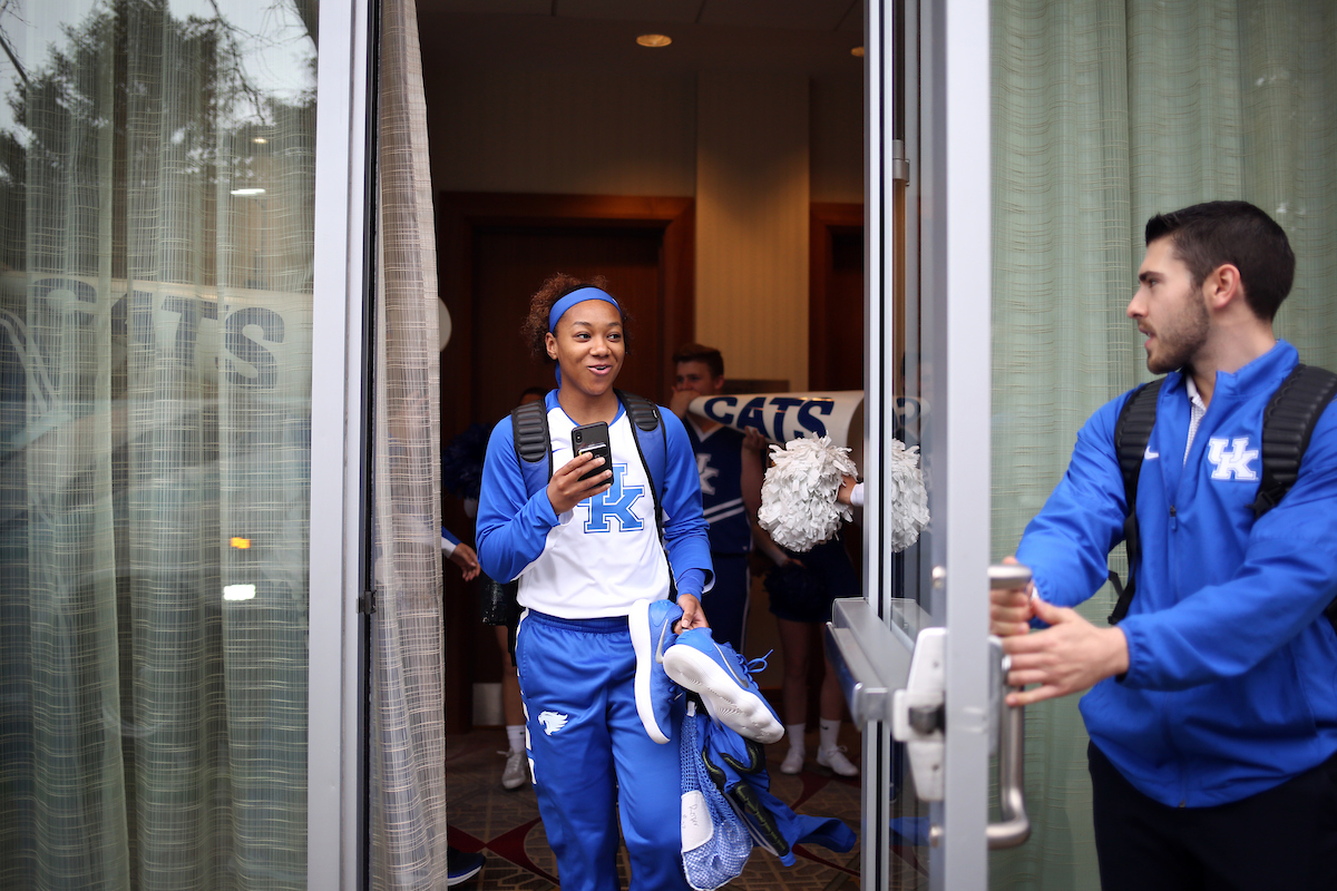 Jaida Roper

The University of Kentucky women's basketball team beat Alabama in the SEC Tournament on Thursday, March 1, 2018 at Bridgestone Arena in Nashville, TN.

Photo by Britney Howard | UK Athletics