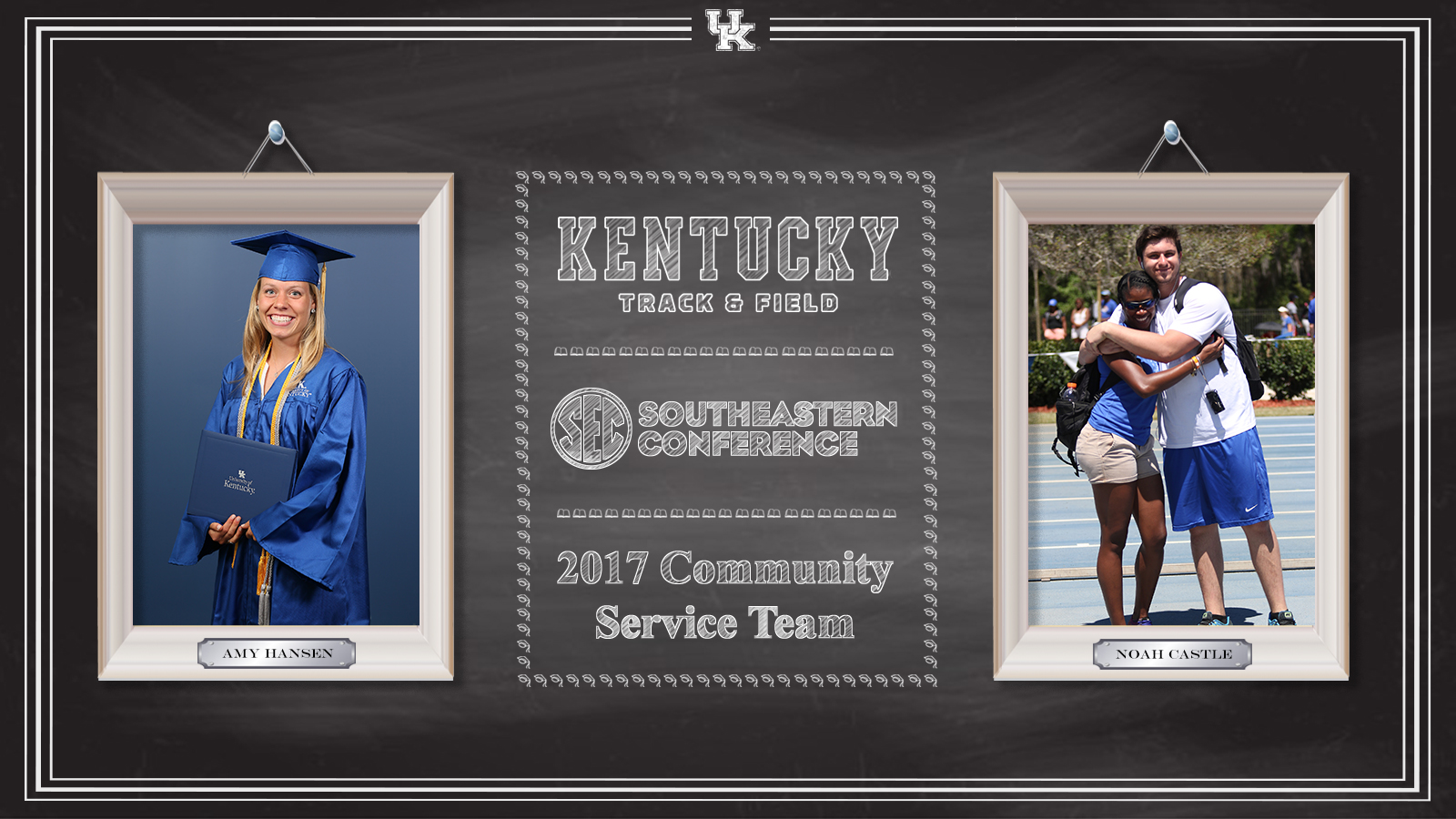 Castle and Hansen Named to SEC Community Service Team