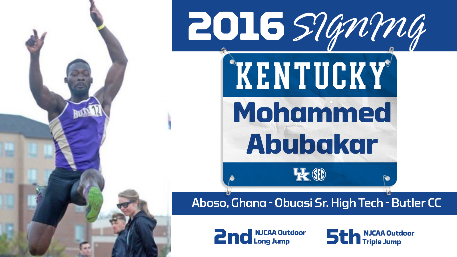 UKTF Signs Two More for 2016-17 Season