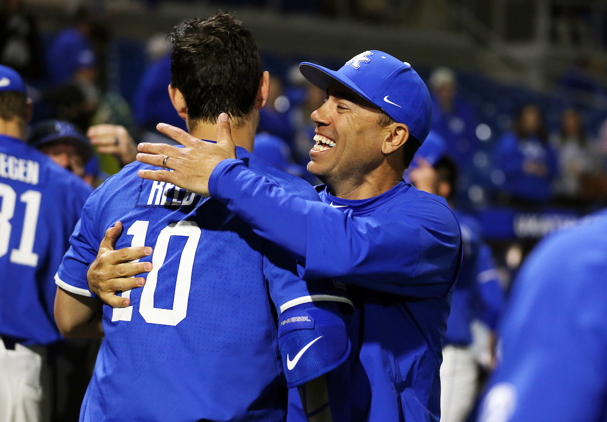 Dalton Reed, Nick Mingione

The UK baseball team beat NKU on Wednesday, February 27, 2019.

Photo by Britney Howard | UK Athletics
