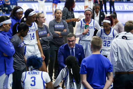Time out, Matthew Mitchell

The UK Women's Basketball team beat Florida 62-51. 

Photo by Hannah Phillips | UK Athletics