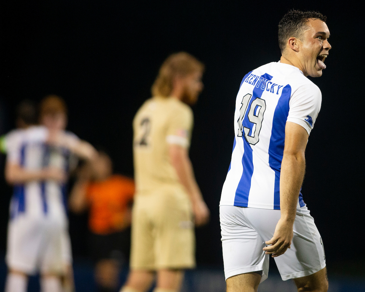Luke Andrews.

Kentucky defeats Western Michigan 1-0.

Photo by Grace Bradley | UK Athletics