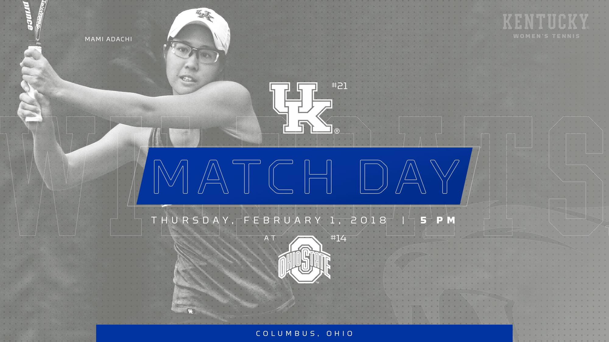 Kentucky Travels to Face No. 22 Ohio State Thursday