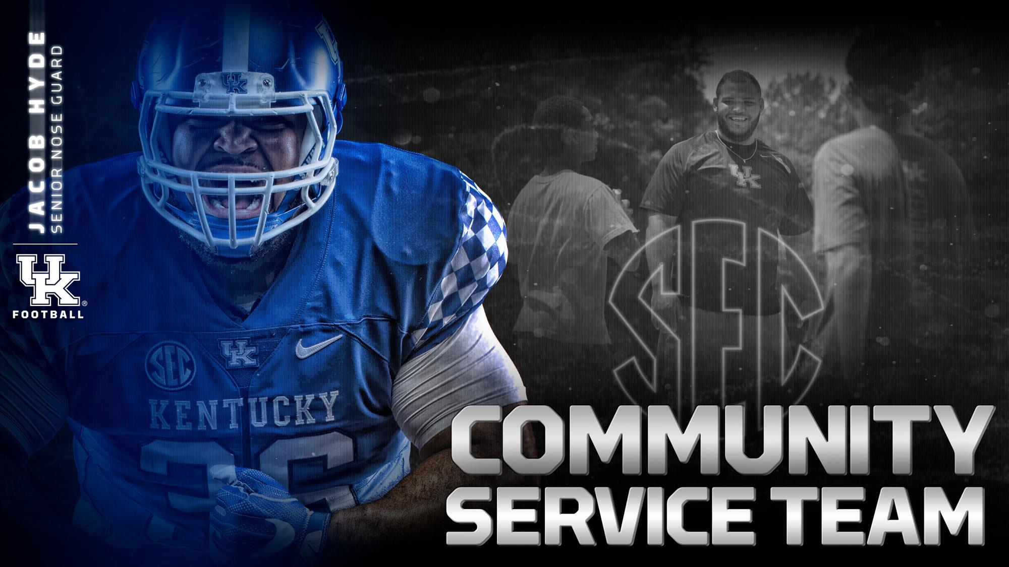 Jacob Hyde Named to SEC Community Service Team