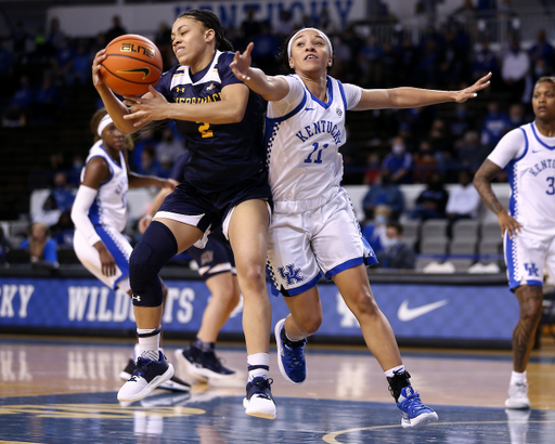 Jada Walker. 

Kentucky beats Merrimack 90-56.

Photo by Tommy Quarles | UK Athletics