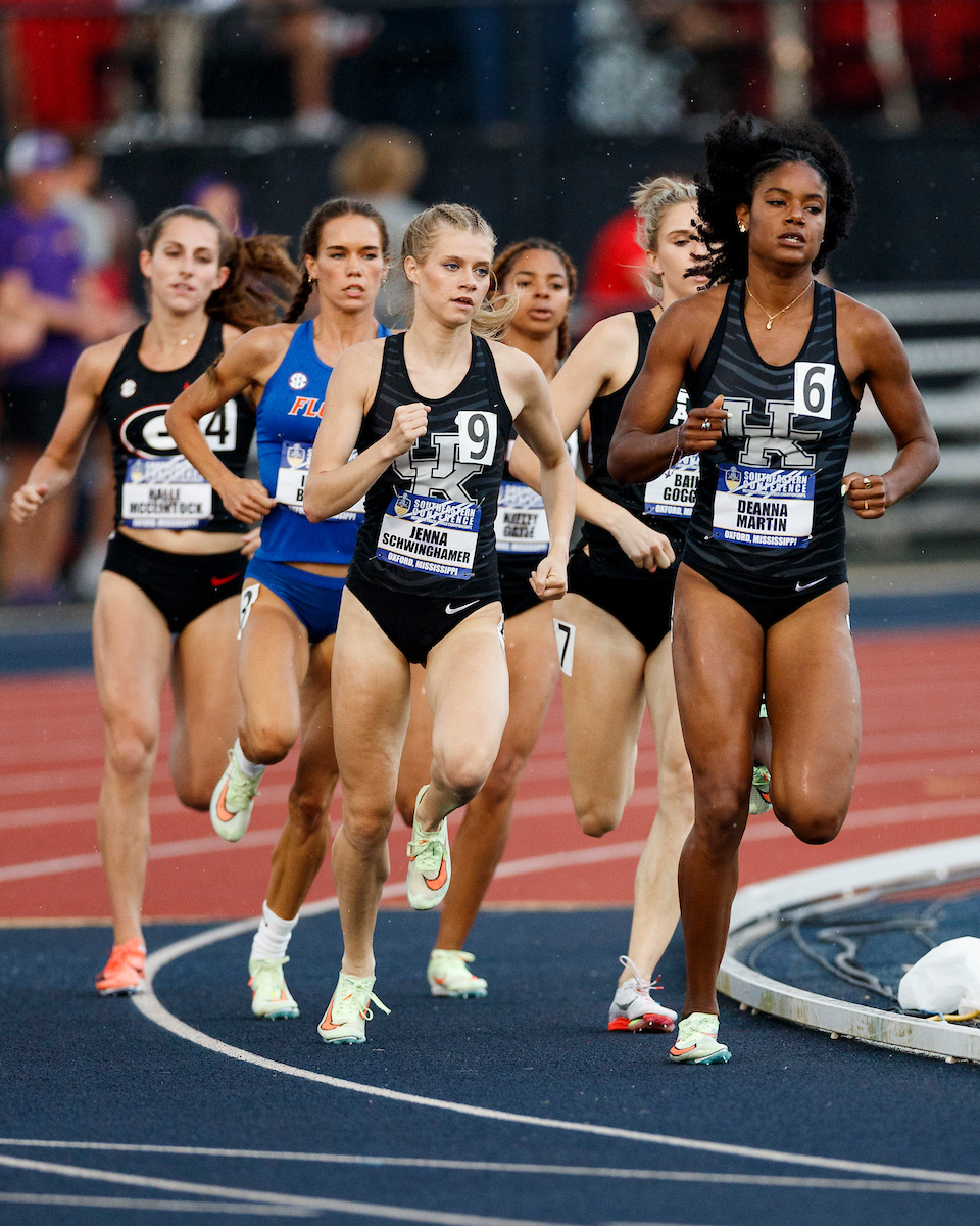 DeAnna Martin. Jenna Schwinghamer.

SEC Outdoor Track and Field Championships Day 1.

Photo by Elliott Hess | UK Athletics