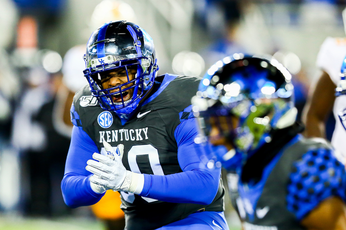 TJ Carter.

Kentucky falls to Tennessee 17-13.

Photo by Hannah Phillips | UK Athletics