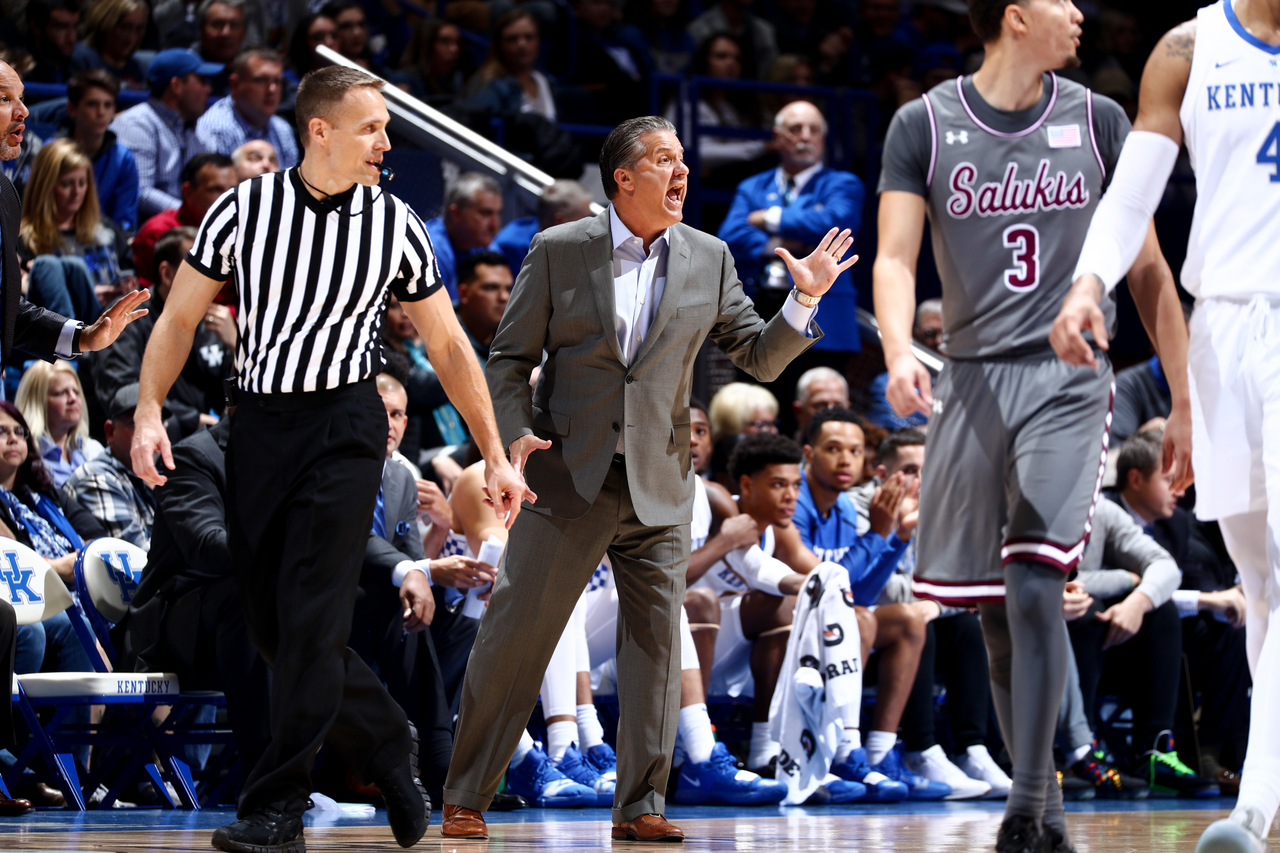 John Calipari

Men's basketball beat SIU 71-59.

Photo by Chet White | UK Athletics