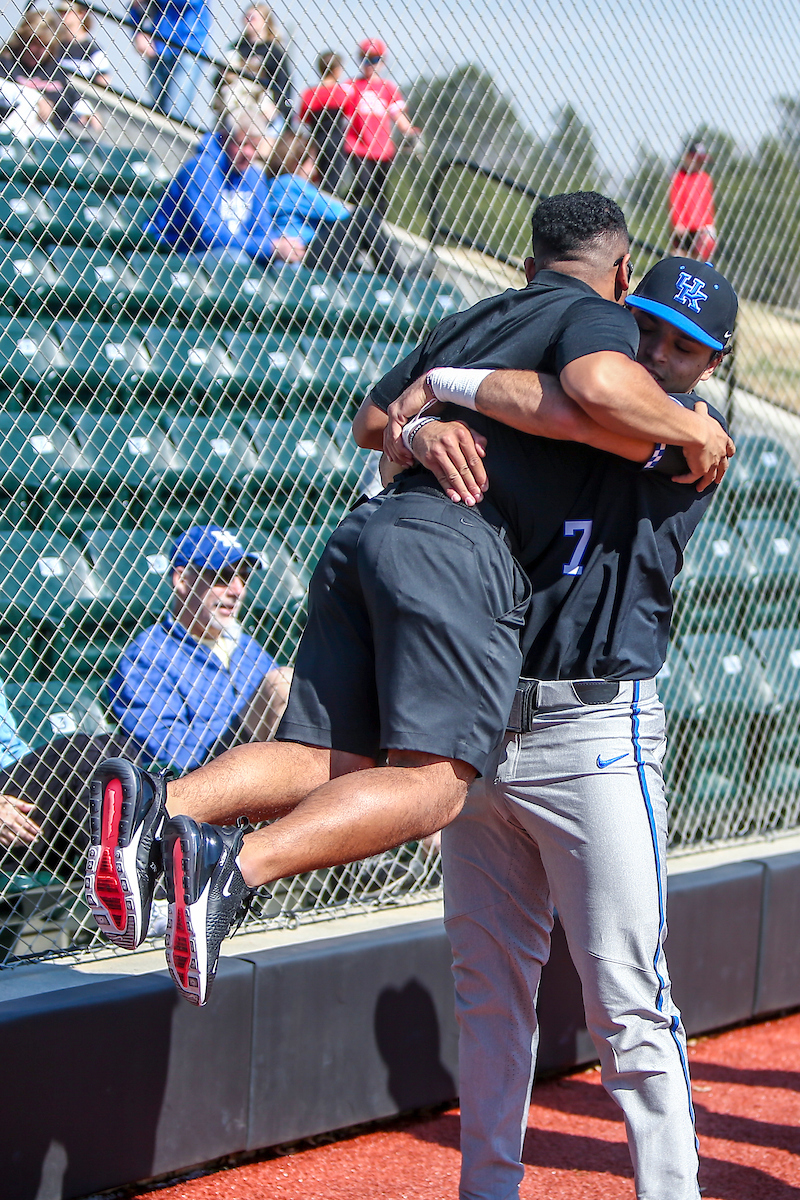 Devin Burkes and Richie Wells.

Kentucky defeats Jacksonville State 15-1.

Photo by Sarah Caputi | UK Athletics