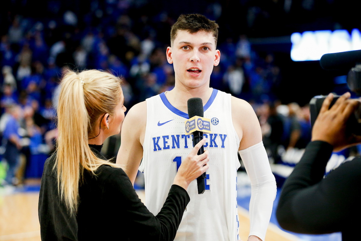Tyler Herro.

Kentucky beat Arkansas 70-66.

Photo by Isaac Janssen | UK Athletics