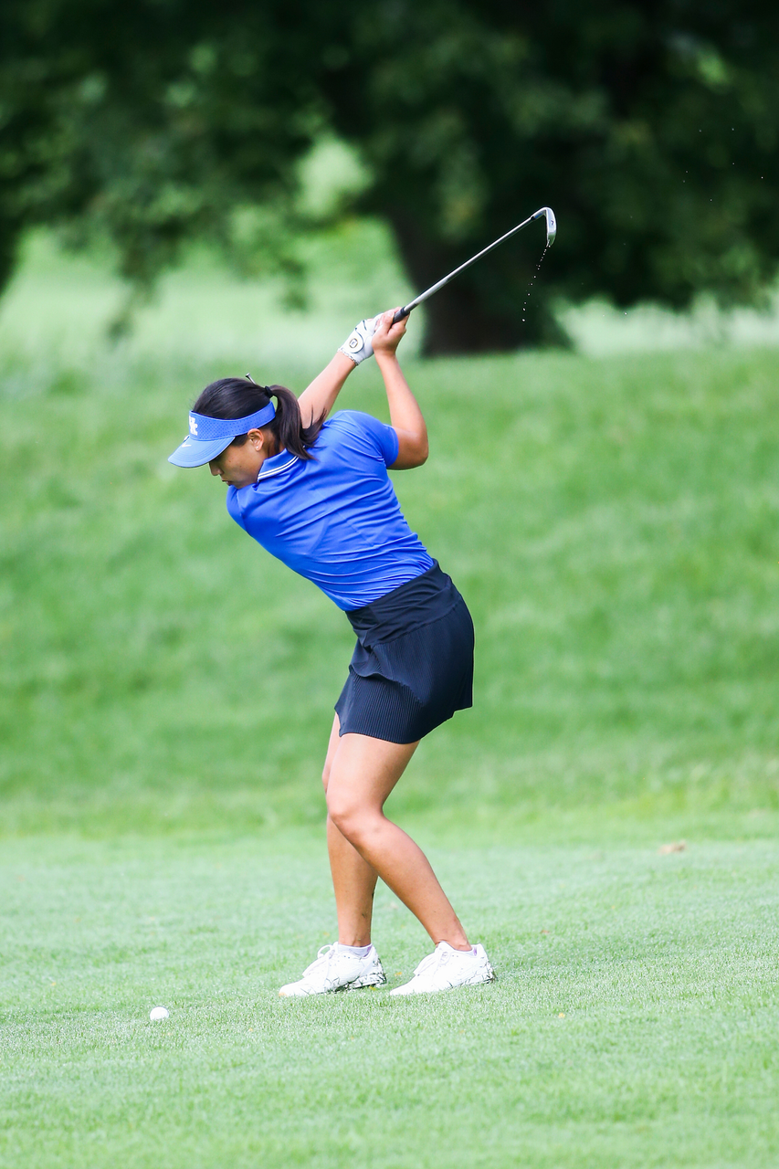 Josephine Chang.

Kentucky women's golf practice at the University Club of Kentucky.

Photo by Grant Lee | UK Athletics