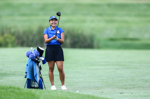 Josephine Chang.

Kentucky women's golf practice at the University Club of Kentucky.

Photo by Grant Lee | UK Athletics