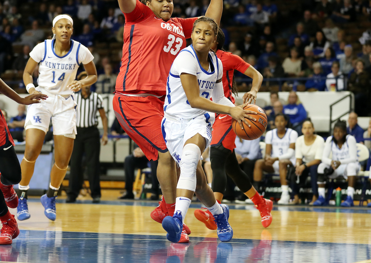 Jaida Roper

Kentucky Women's Basketball falls to Ole Miss. 

Photo by Britney Howard  | UK Athletics