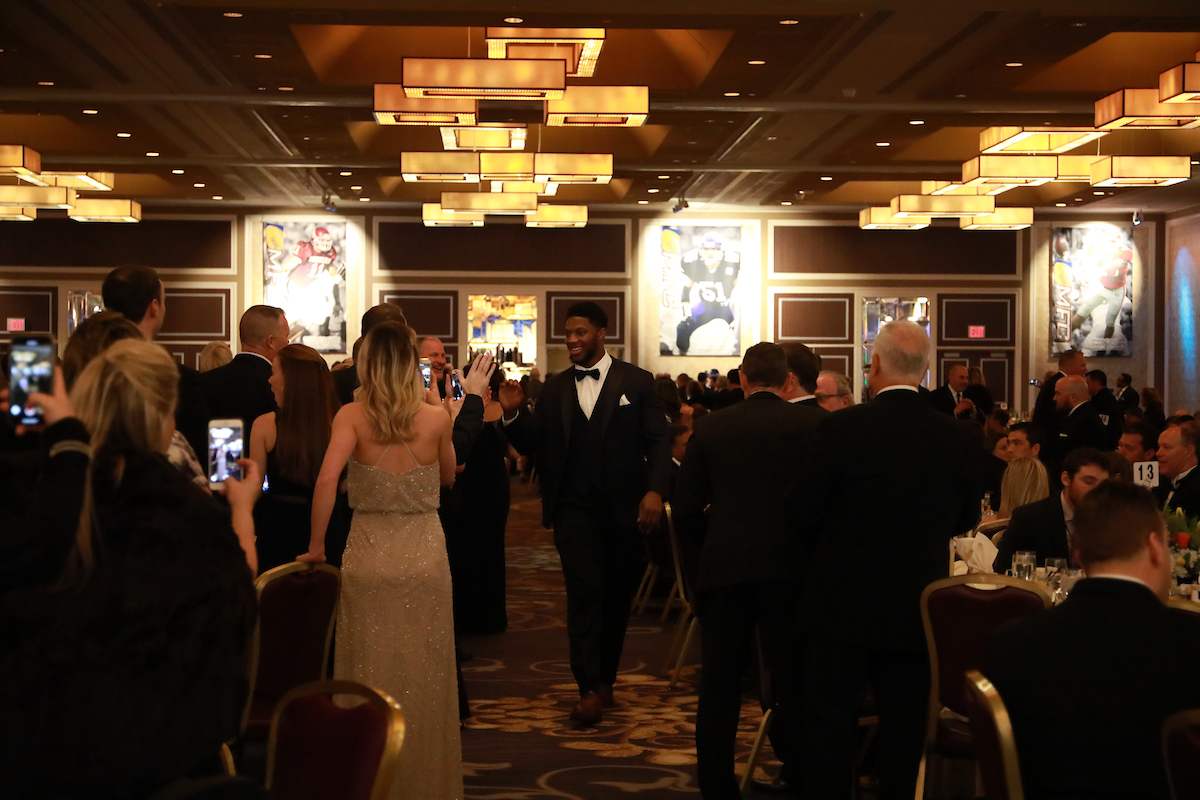 Josh Allen is honored as the 2018 Bednarik Award winner at the Maxwell Football Club Gala on Friday, March 7th, 2019.

Photo by Noah J. Richter | UK Athletics
