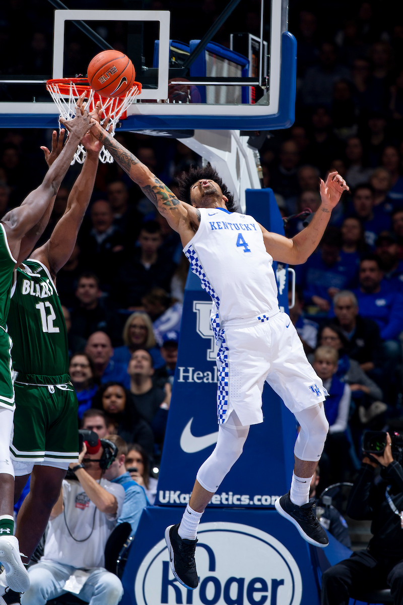 Nick Richards.

Kentucky beat UAB 69-58.

Photo by Chet White | UK Athletics