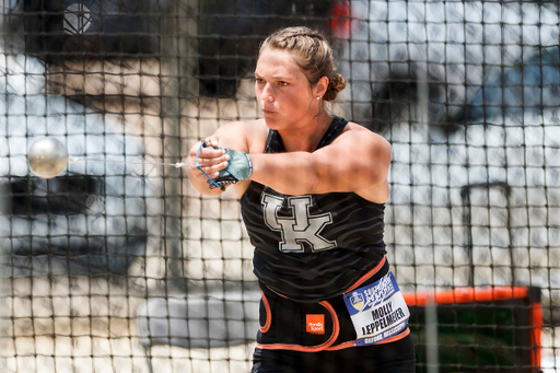 Molly Leppelmeier.

SEC Outdoor Track and Field Championships Day 1.

Photo by Elliott Hess | UK Athletics