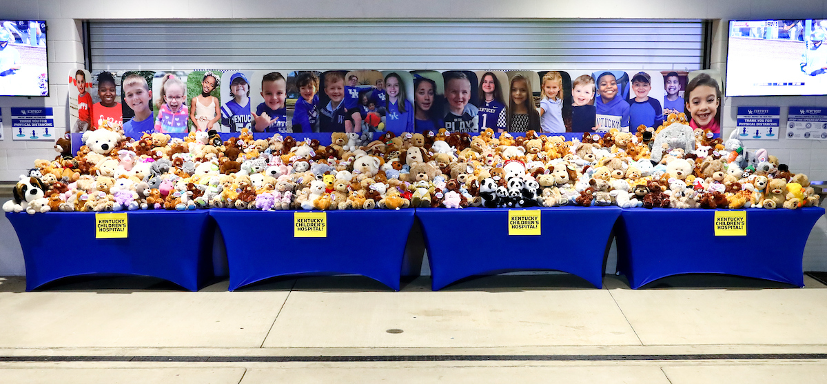 Teddy Bears. 

Kentucky beats EKU 7-6. 

Photo by Eddie Justice | UK Athletics