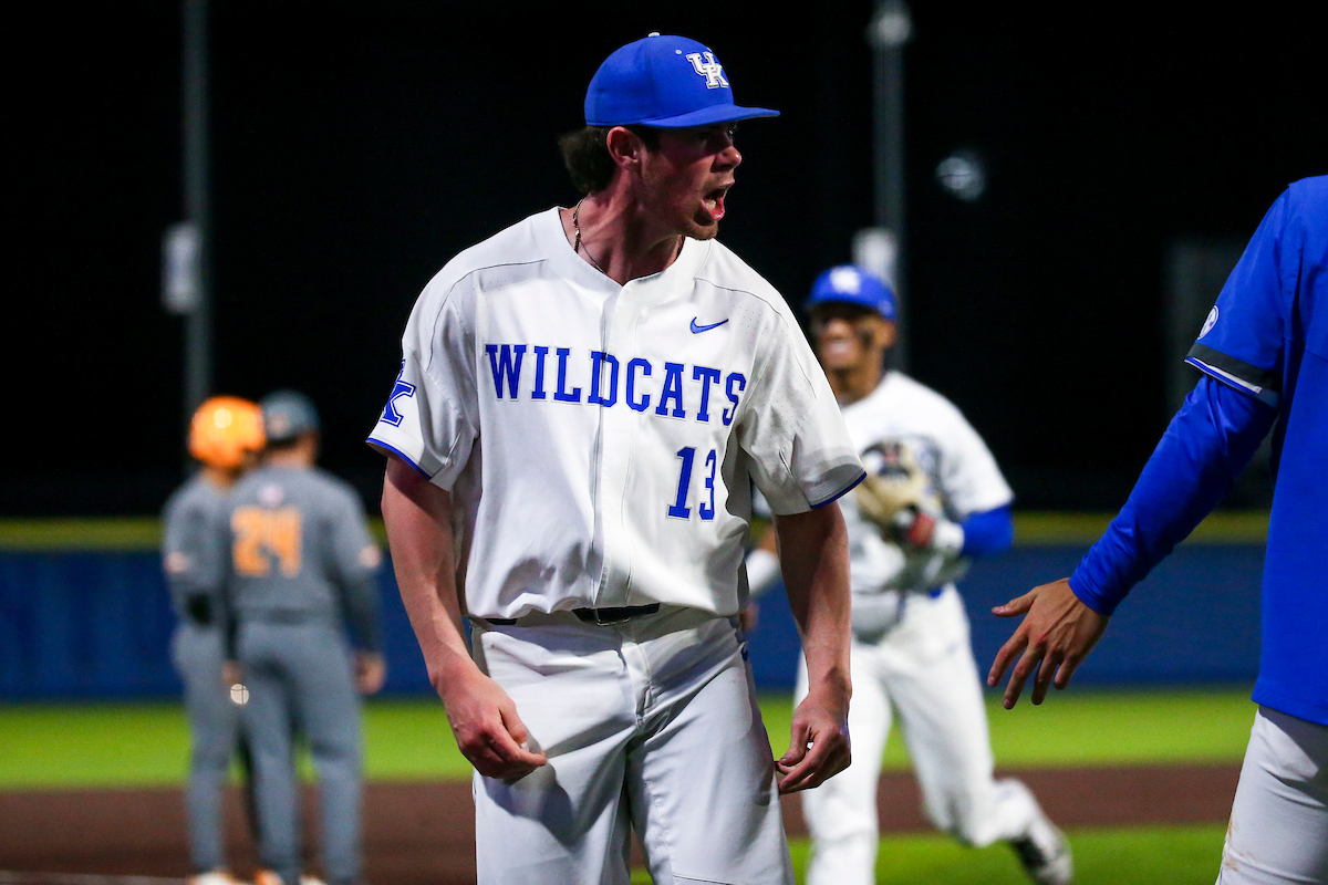 James McCoy.

Kentucky beats Tennessee 3-2.

Photo by Sarah Caputi | UK Athletics
