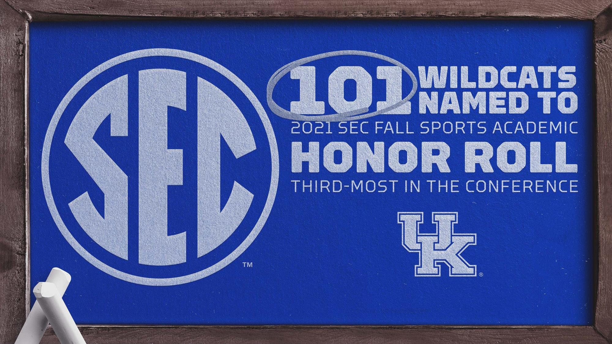 101 Wildcats Earn a Place on the SEC Fall Sports Academic Honor Roll