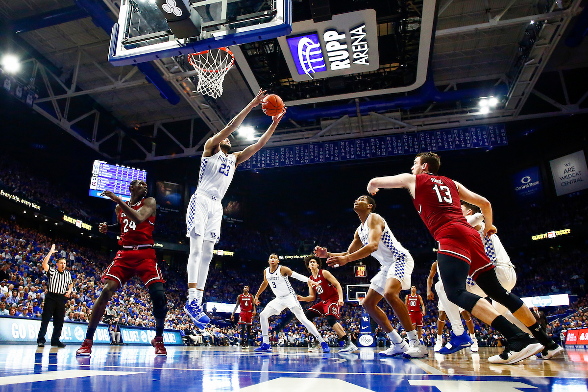 EJ Montgomery.

The University of Kentucky men's basketball team beats South Carolina 76-48.

Photo by Chet White| UK Athletics