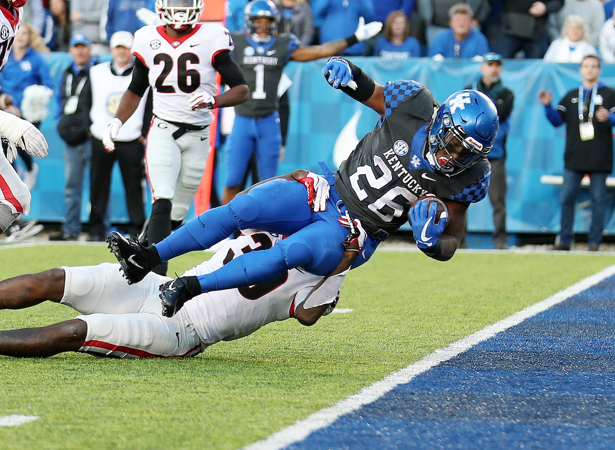 Benny Snell 

Georgia beats UK 34-17.

Photo by Britney Howard | UK Athletics