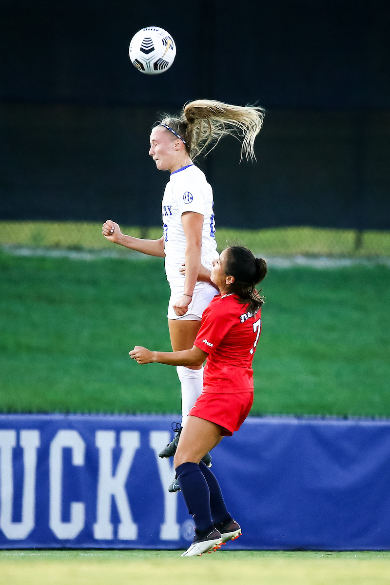 Ulfa Ulfarsdottir.

Kentucky ties Dayton 0-0.

Photo by Eddie Justice | UK Athletics