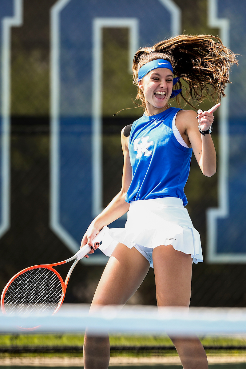 Lidia Gonzalez.

Kentucky loses to South Carolina 4-2.

Photos by Chet White | UK Athletics
