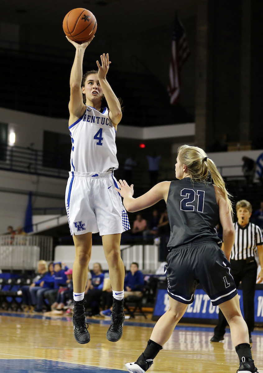 Maci Morris
The Women's Basketball team beat Lincoln Memorial University.
Photo by Britney Howard | UK Athletics