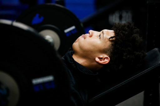 Zan Payne.

The Kentucky men's basketball team participating in its summer strength and conditioning program.

Photo by Chet White | UK Athletics