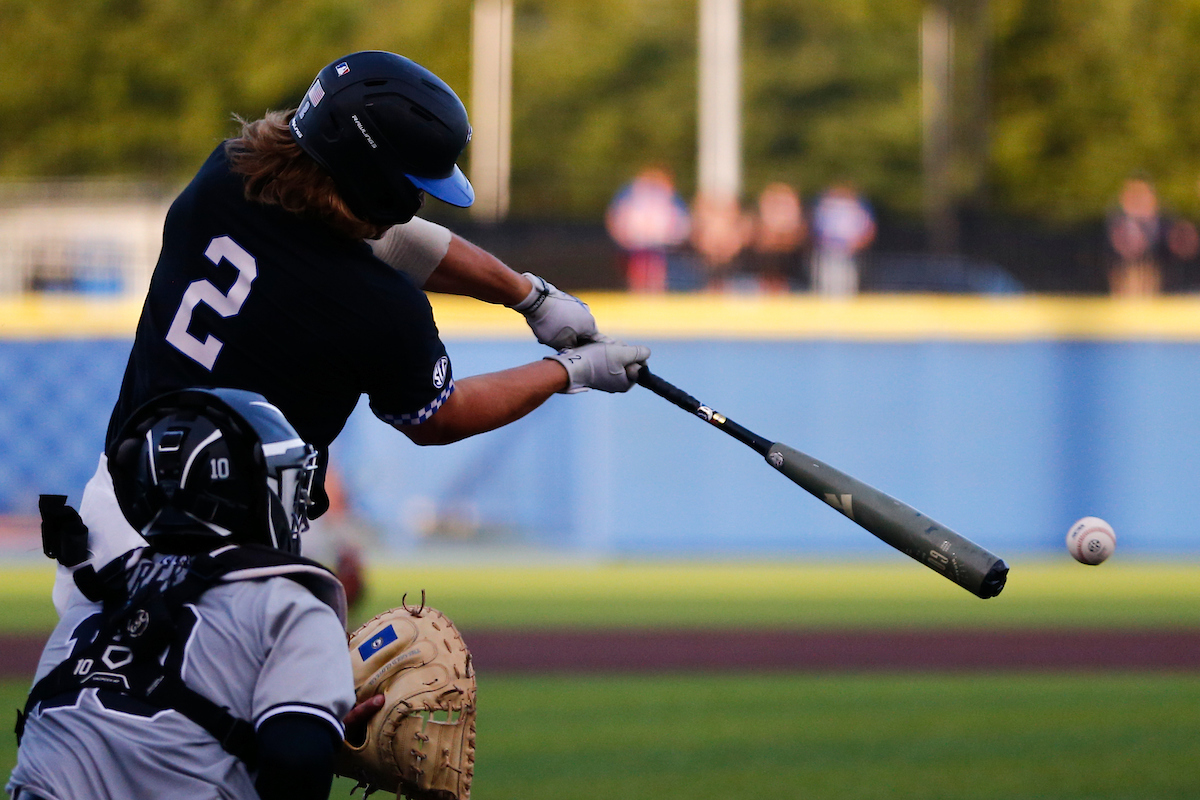 Austin Schultz. 

Kentucky falls South Carolina,12-6. 

Photo By Barry Westerman | UK Athletics