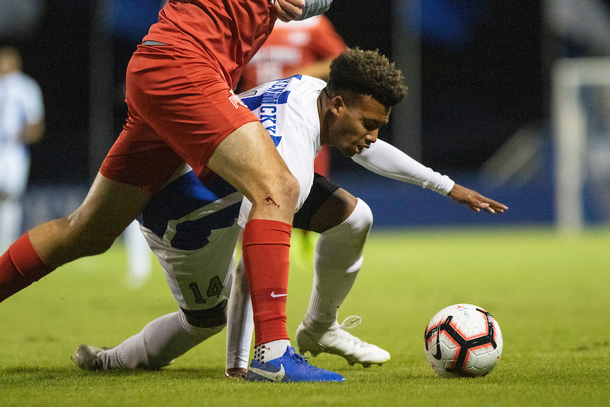 Daniel Evans.

Kentucky defeats Ohio State University 2-1.

Photo by Grace Bradley | UK Athletics
