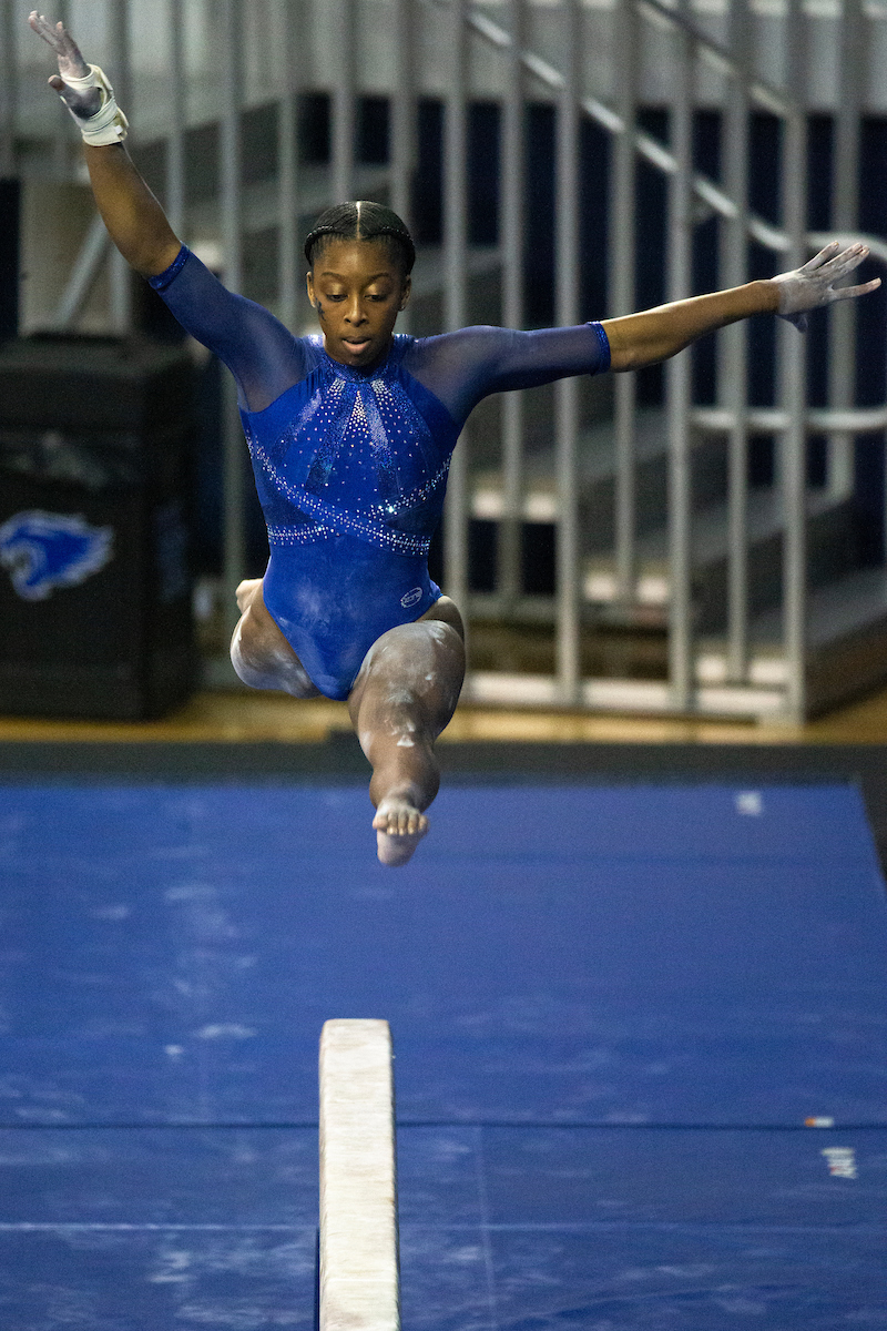 Cally Nixon.

Kentucky falls to Alabama 196.775 - 196.350.

Photo by Grace Bradley | UK Athletics